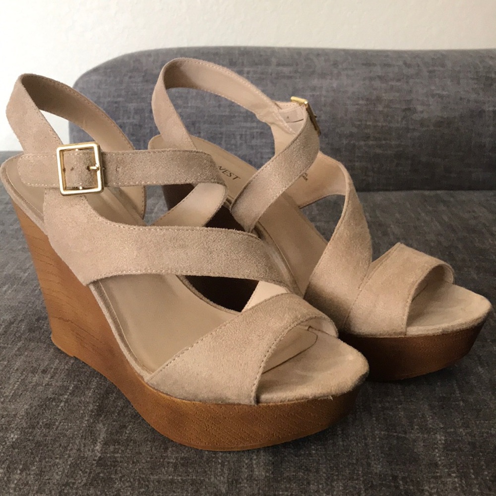 Tan wedges
